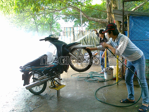 Sử dụng máy rửa xe cũ vẫn đảm bảo được hiệu quả công việc