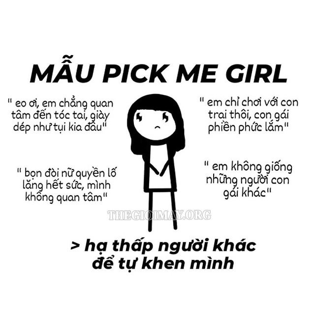pick me girl là gì