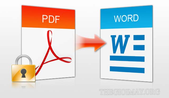 Chuyển định dạng file pdf sang word