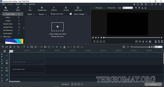 Phần mềm Windows Movie Maker cắt ghép video nhanh, dễ dùng