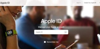 Truy cập vào trang web Apple ID