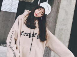 Phong cách áo hoodie giấu quần được nhiều bạn yêu thích