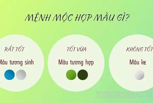 Màu hợp của mệnh Mộc